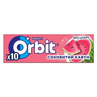 Жувальна гумка 14г Wrigley's Орбіт Соковитий кавун 