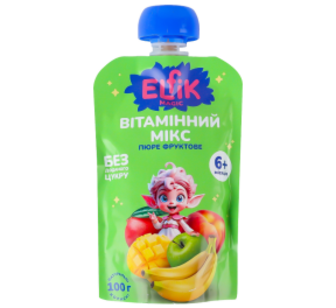 Пюре Elfik Magic Вітамінний мікс 100г д/пак
