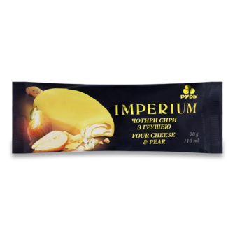 Морозиво ескімо «Рудь» Imperium «Чотири сири» з грушею (70г)