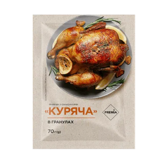 Приправа «Премія»® зі смаком курки грунульована, 70г (70г)