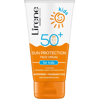 Крем сонцезахисний для обличчя дитячий Lirene Kids SPF 50 50 мл (5900717315334)