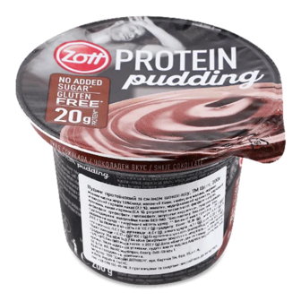 Пудинг Zott Protein протеїновий зі смаком шоколаду 1,5% (200г)