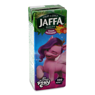 Нектар Jaffa Банан-полуниця стерилізований 200 мл (4820003687376)