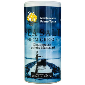 Сіль морська Sea&Sun солона, 280 г