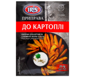 Приправа Iris до картоплі 25г