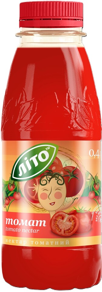 Нектар Літо Томатний 0,4л ПЕТ