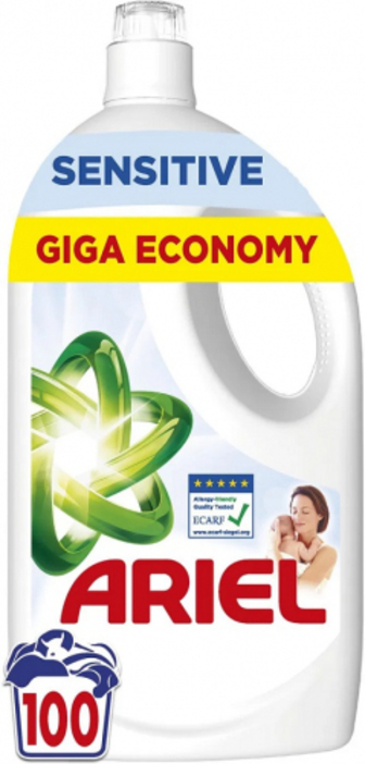 Засіб миючий Ariel рідкий д/чутливої шкіри Giga Economy 4500мл