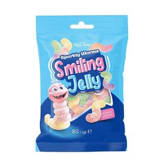 Цукeрки 80 г Своя лінія Sparkly Worms желейні м/уп Туреччина 