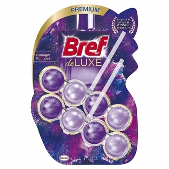 Засіб для чищення унітазу 2х50г Bref Deluxe Аромат чаруючої ночі блістер 