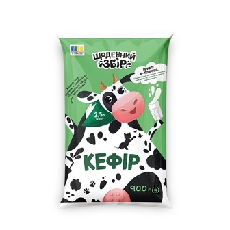Кефір 0,9 кг Щоденний збір 2,5% п/е(Г) 