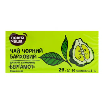 Чай чорний «Повна Чаша»® Бергамот, 20*1,3г (20*1,3г)