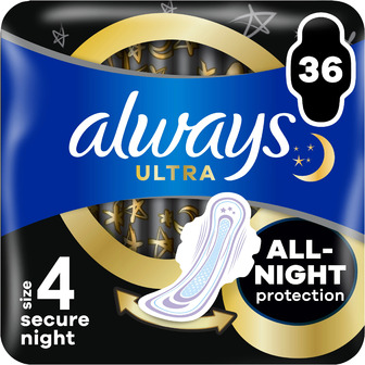 Прокладки гігієнічні Always Ultra Secure Night Extra розмір 5 32 шт (8700216450423)