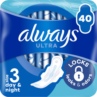 Прокладки гігієнічні Always Ultra Secure Night розмір 4 36 шт (8700216450379)