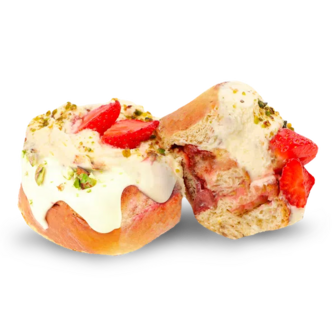 Булочки «Крафтяр» роли з полуницею (100г)
