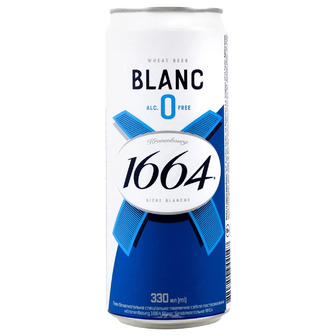 Пиво Kronenbourg 1664 Blanc безалкогольне 0.33 л (4820250944147)