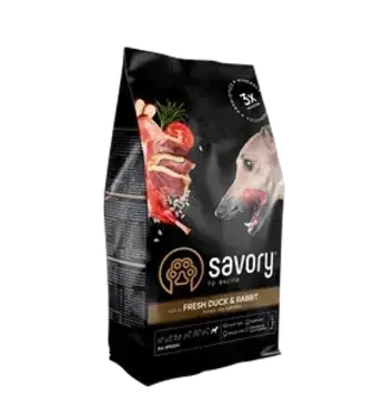 Savory All Breed сухий корм для собак 1 кг - кролик та качка