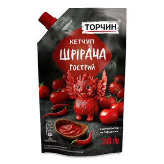 Кетчуп Торчин Шрирача острый пастеризованный 200 г (8445291708594)