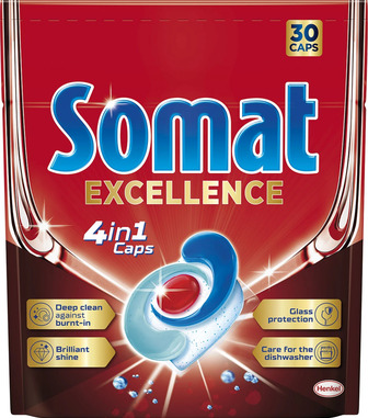 Таблетки для посудомийної машини Somat Exellence 4-в-1 30 шт (9000101808292)