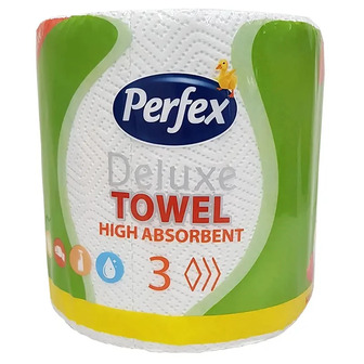 Рушники паперові Perfex Deluxe 3 шари 1 рулон (8606110850027)