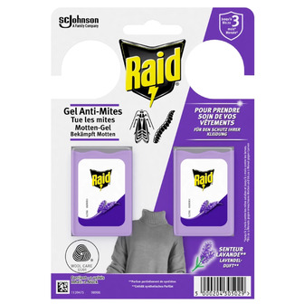 Гель Raid Антиміль з лавандою, від комах, 2 шт (5000204694277)
