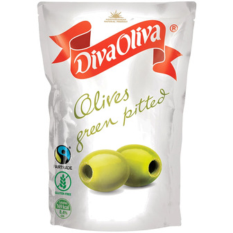 Оливки Diva Oliva без кісточки 200 мл (5060235651465)