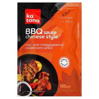 Соус Katana BBQ Chinese для глазурування смаженого м'яса 120 г (4820181991579)