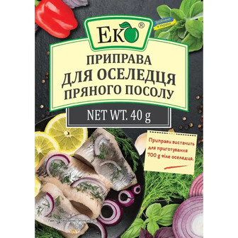 Приправа Еко до оселедця пряного посолу 40 г (4823118501278)