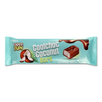 Набір батончиків Choco Fun Coconut молочний шоколад (7*25г)