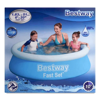 Басейн надувний Bestway круглий 940 л 183х51см