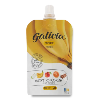 Пюре Galicia Фрут Ф'южин із суміші фруктів (100г)