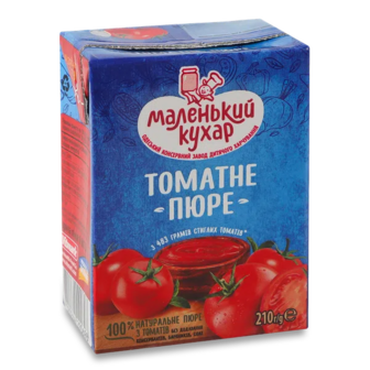 Пюре томатне Маленький кухар (210г)