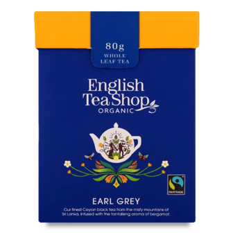 Чай чорний English Tea Shop Earl Grey органічний (80г)