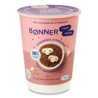 Каша Bonner класична з грибами (60г)