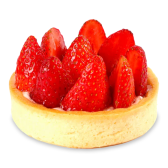 Тістечко «Тарта з полуницею» (100г)