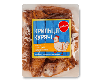 Продукт з м’яса птиці Глобино Крильця курячі к/в