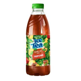 Хoлoдний чaй 1,5 л Свoя лінія чopний смaк пepсик ПЕТ 