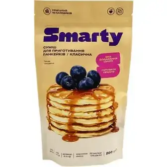 Суміш для приготування панкейків Smarty класична 200 г
