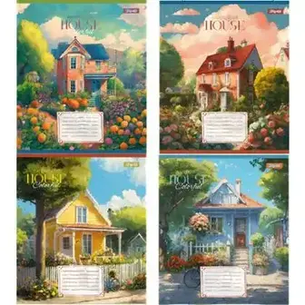 Зошит 1Вересня House colorful клітинка А5 18 аркушів