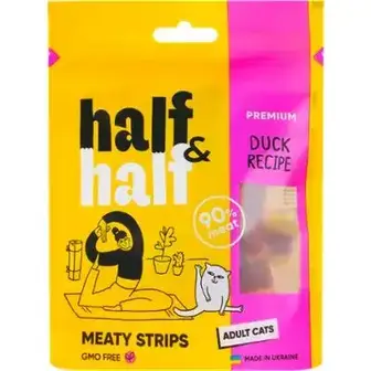 Ласощі для котів Half&Half із качкою 50 г