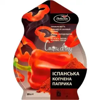 Паприка Любисток Іспанська копчена мелена 25 г