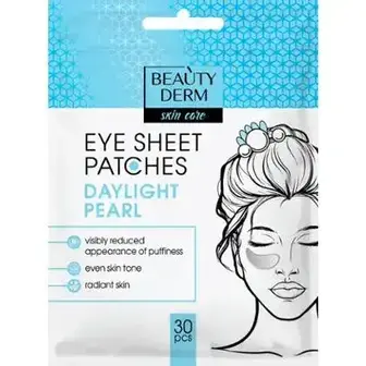 Патчі тканинні Beauty Derm Daylight Pearl для зони під очима 30 шт