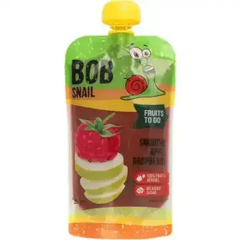 Пюре Bob Snail смузі яблуко-малина 200 г