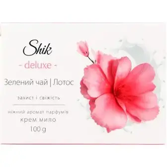 Крем-мило Shik Зелений чай та лотос туалетне тверде 100 г