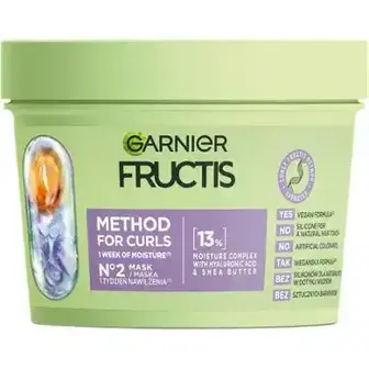 Маска Garnier Fructis Curls Method зволожувальна для хвилястого та кучерявого волосся 370 мл