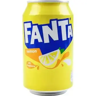 Напій Fanta Лимон безалкогольний сильногазований 0,33 л