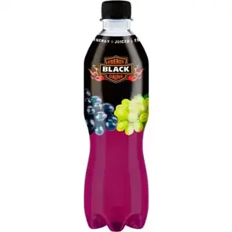 Напій енергетичний Black Energy Виноград соковмісний 0,5 л