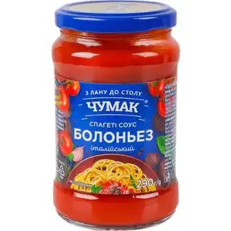 Соус Чумак Болоньез для спагеті 290 г
