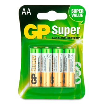 Батарейки GP Super Alkaline 1.5V LR6 AA