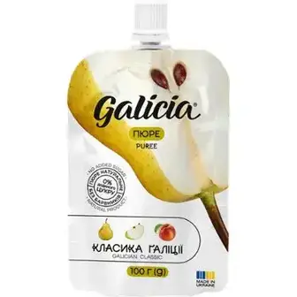 Пюре Galicia Класика Галіції із суміші фруктів пастеризоване 100 мл