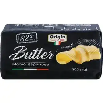 Масло вершкове Origin 82% 200 г